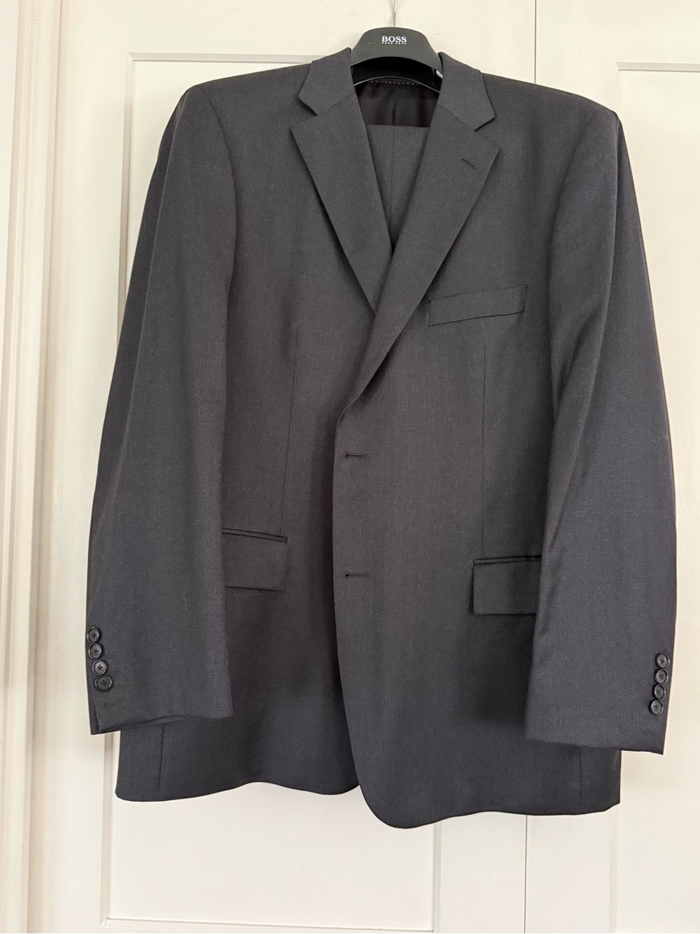 Hugo Boss Dark Grey Suit-46R